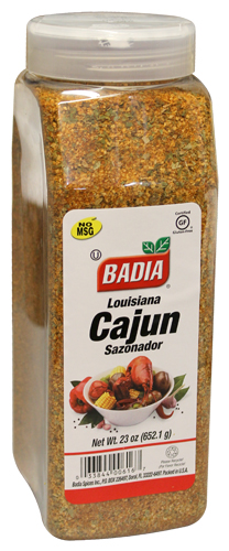 Badia Louisiana cajun seasoning blend powder. 23 oz.